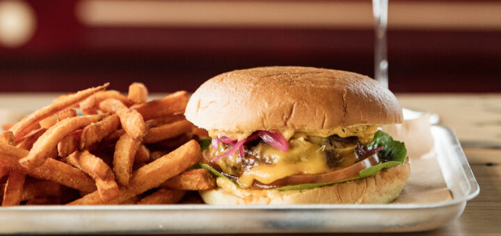 Fries og burger